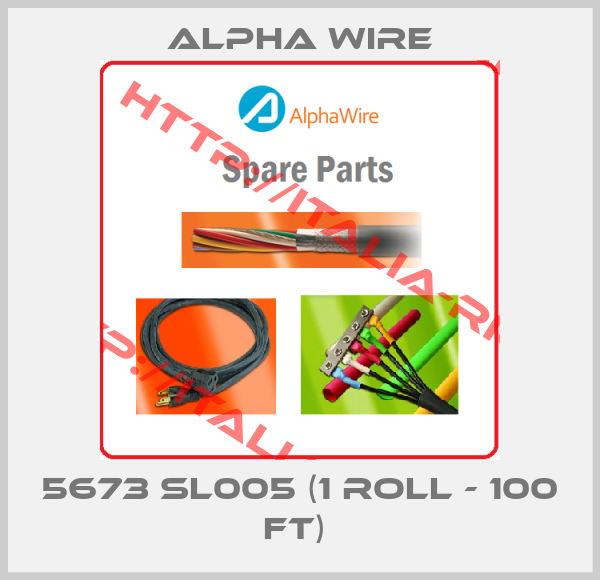 Alpha Wire-5673 SL005 (1 roll - 100 FT) 