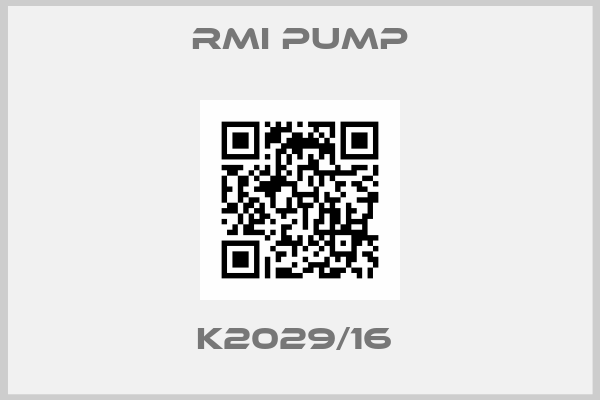 Rmi Pump-K2029/16 