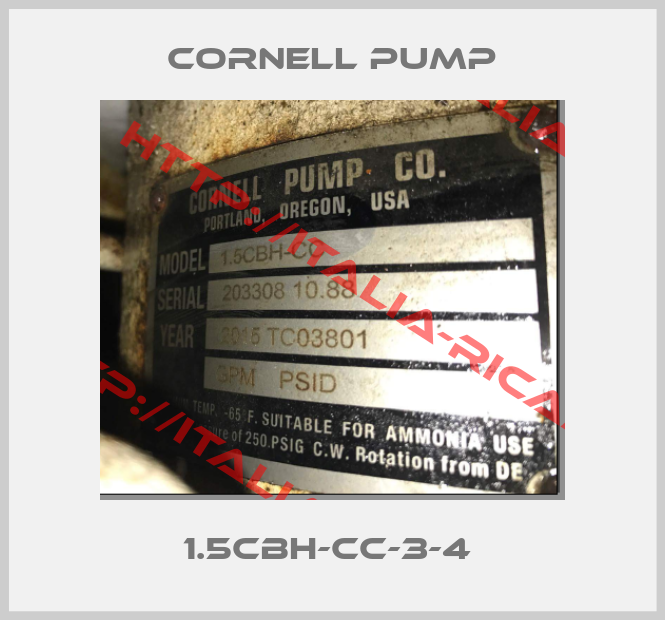 Cornell Pump-1.5CBH-CC-3-4 