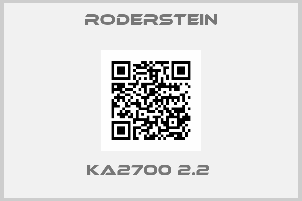 Roderstein-KA2700 2.2 