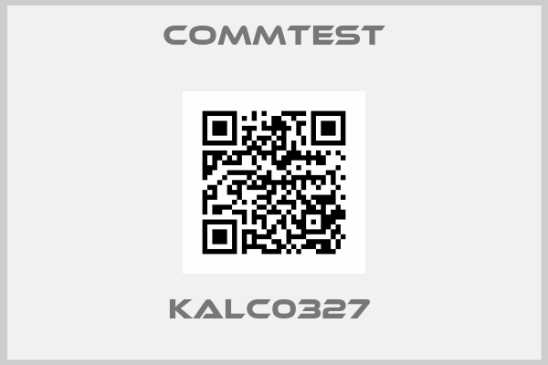 Commtest-KALC0327 