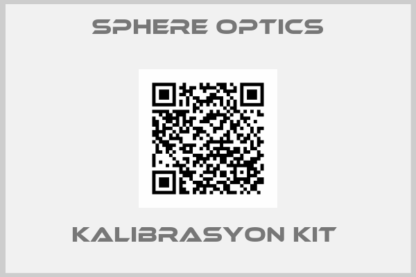 Sphere Optics-KALIBRASYON KIT 