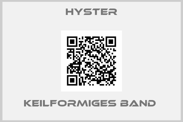 Hyster-KEILFORMIGES BAND 