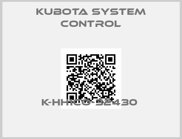 Kubota System Control-K-HH1CO-32430 