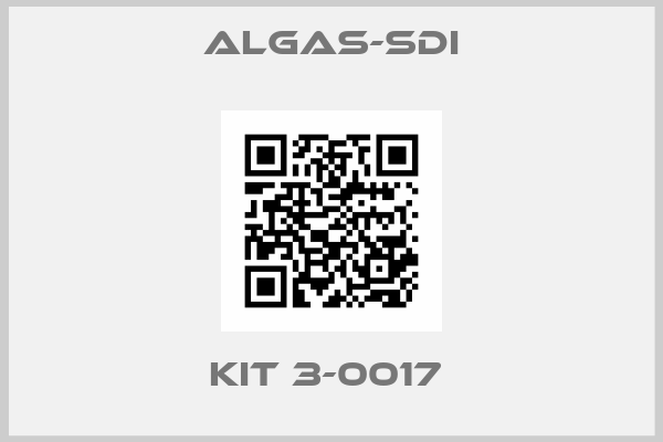 ALGAS-SDI-KIT 3-0017 