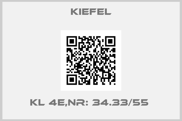 Kiefel-KL 4E,NR: 34.33/55 