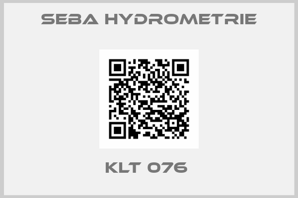 Seba Hydrometrie-KLT 076 