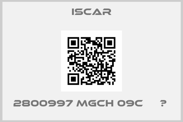 Iscar-2800997 MGCH 09C     	 