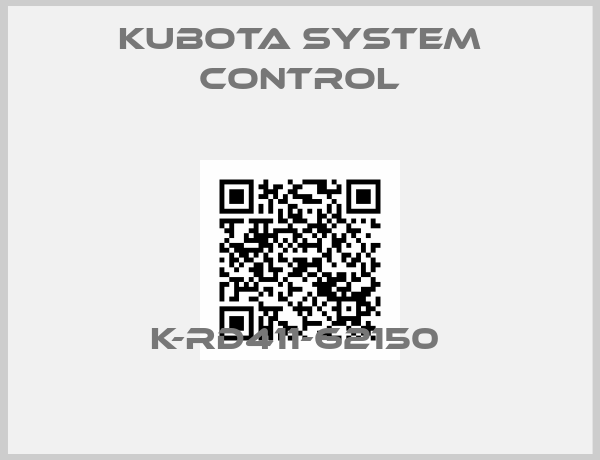 Kubota System Control-K-RD411-62150 