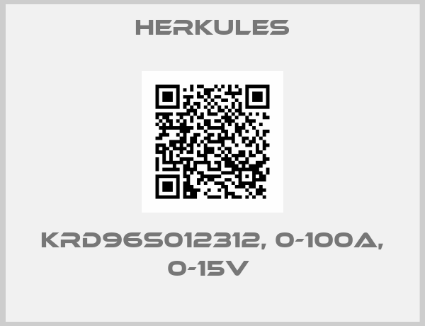 HERKULES-KRD96S012312, 0-100A, 0-15V 
