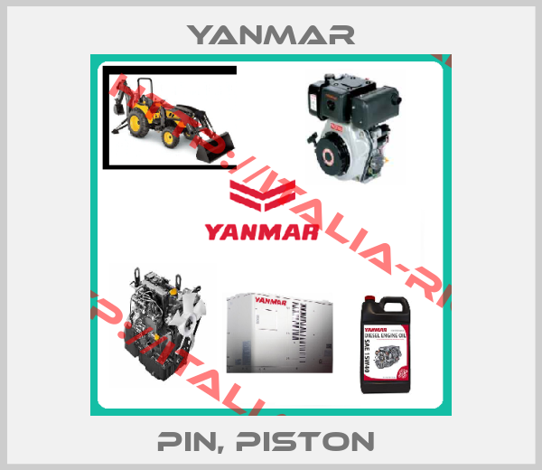Yanmar-pin, piston 