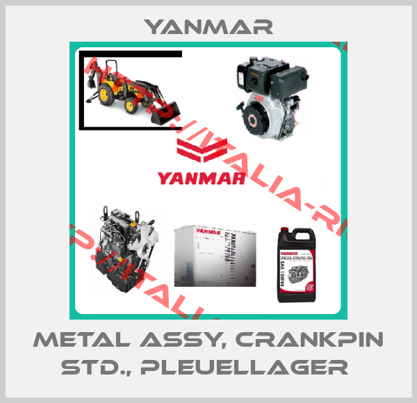 Yanmar-metal assy, crankpin Std., Pleuellager 