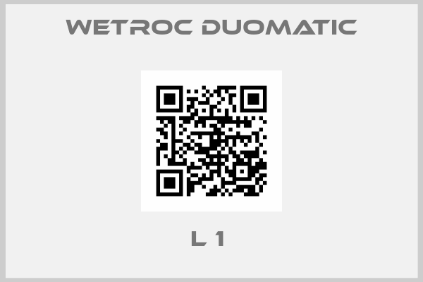 Wetroc Duomatic-L 1 