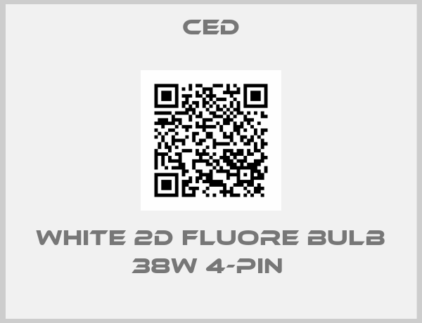 CED-White 2D Fluore Bulb 38W 4-pin 