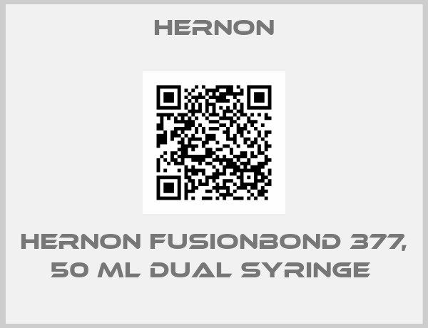 Hernon-Hernon Fusionbond 377, 50 Ml Dual Syringe 