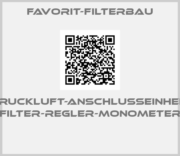 Favorit-Filterbau-Druckluft-Anschlusseinheit (Filter-Regler-Monometer) 