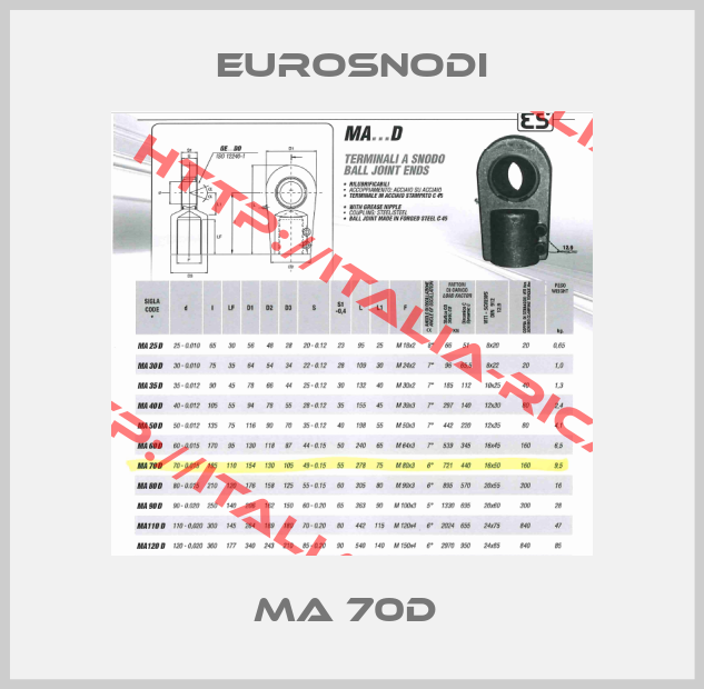 Eurosnodi-MA 70D 