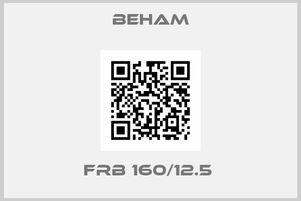 Beham-FRB 160/12.5 