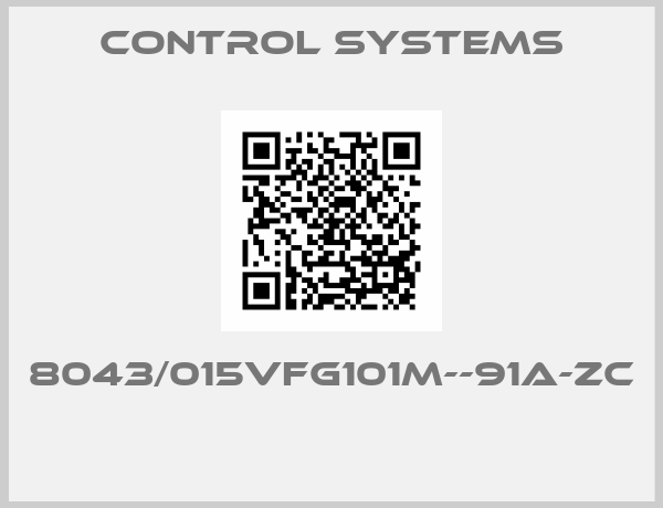 Control systems-8043/015VFG101M--91A-ZC 