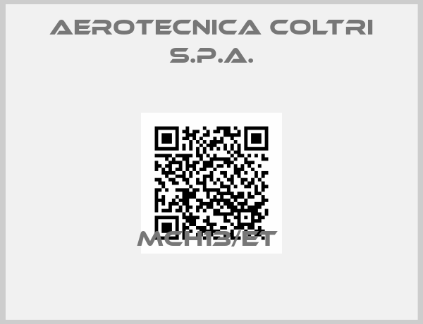 Aerotecnica Coltri S.p.A.-MCH13/ET 