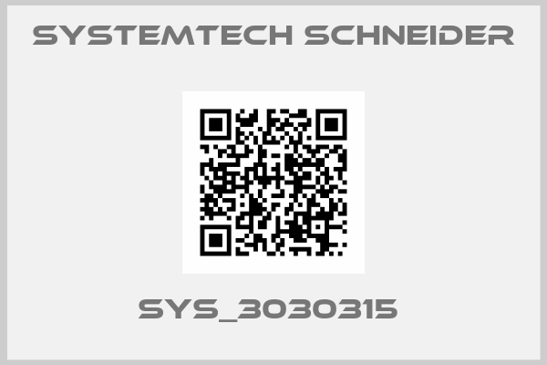 Systemtech Schneider-SYS_3030315 
