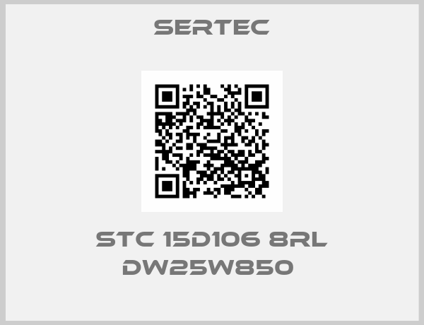 Sertec-STC 15D106 8RL DW25W850 