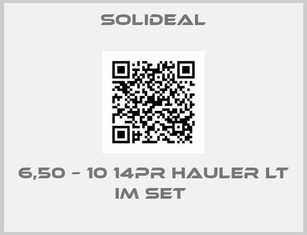 Solideal-6,50 – 10 14PR Hauler LT im Set 