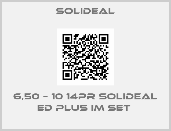 Solideal-6,50 – 10 14PR Solideal ED Plus im Set 