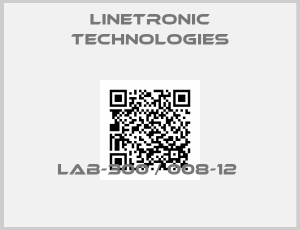 Linetronic technologies-LAB-300 / 008-12 