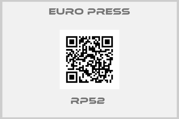 Euro Press-RP52 