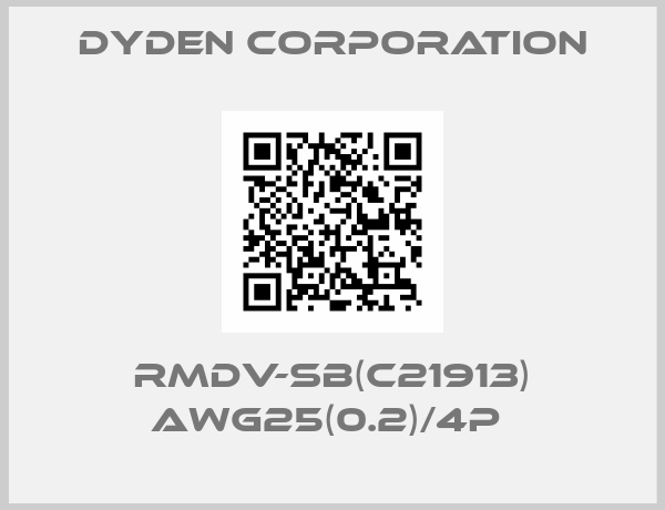 DYDEN CORPORATION-RMDV-SB(c21913) AWG25(0.2)/4P 