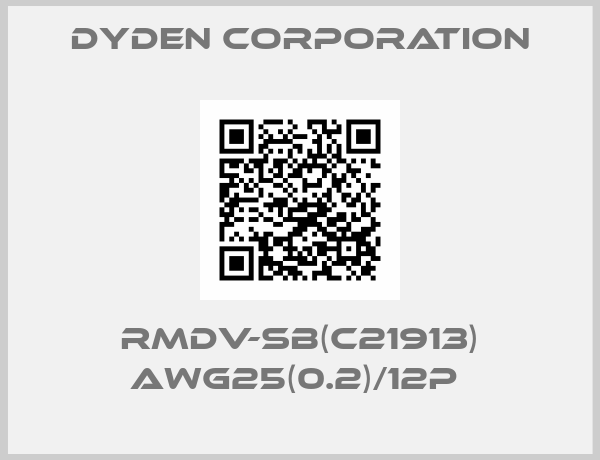 DYDEN CORPORATION-RMDV-SB(c21913) AWG25(0.2)/12P 