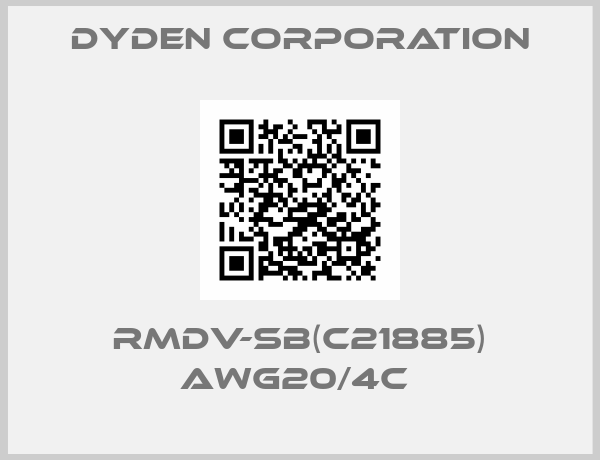 DYDEN CORPORATION-RMDV-SB(c21885) AWG20/4C 