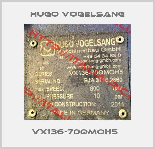 Hugo Vogelsang-VX136-70QMOH5  