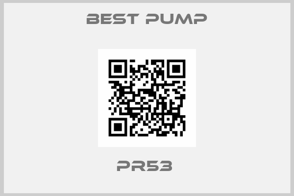Best Pump-PR53 
