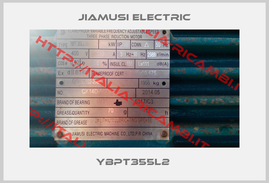 Jiamusi Electric-YBPT355L2 