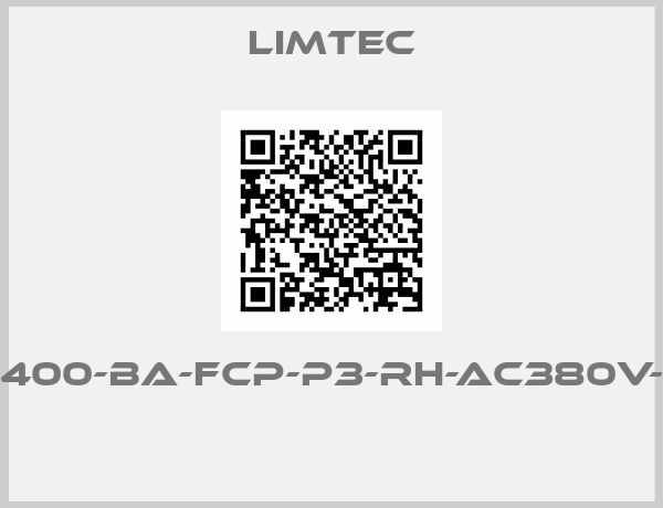 Limtec-LAP40-V2-400-BA-FCP-P3-RH-AC380V-50HZ-W-SP 
