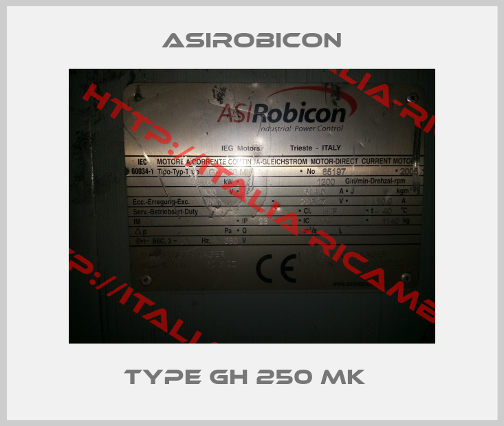 Asirobicon-Type GH 250 MK  