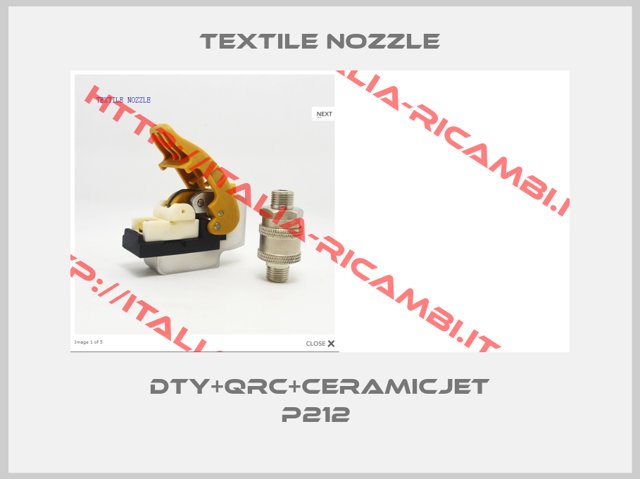 Textile Nozzle-DTY+QRC+CeramicJet P212 