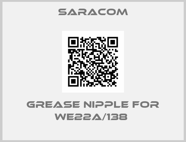 Saracom-Grease nipple for WE22A/138 