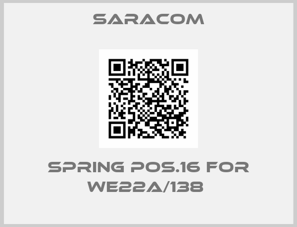 Saracom-Spring pos.16 for WE22A/138 