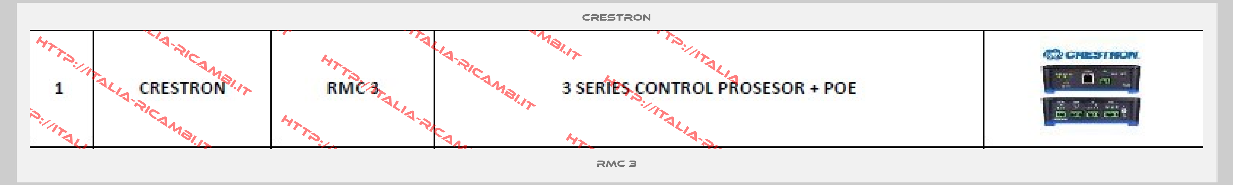 Crestron-RMC 3