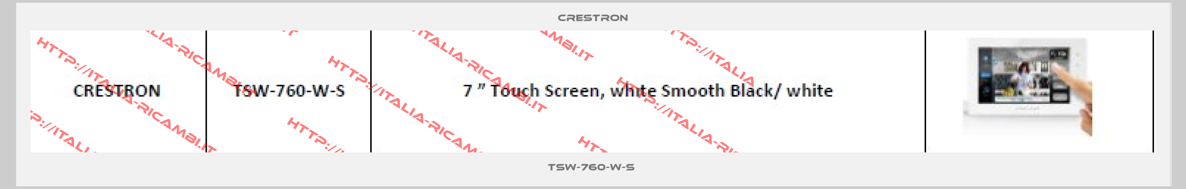Crestron-TSW-760-W-S 