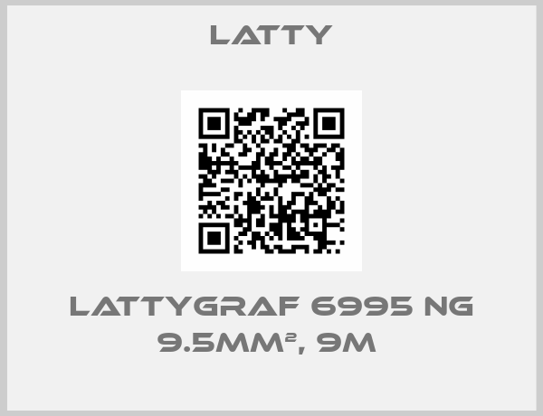 Latty-LATTYGRAF 6995 NG 9.5MM², 9M 
