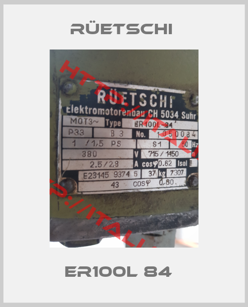 Rüetschi -ER100L 84  