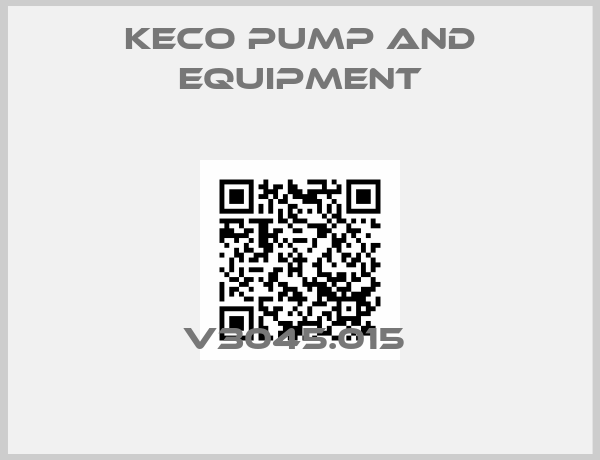 KECO PUMP AND EQUIPMENT-V3045.015 