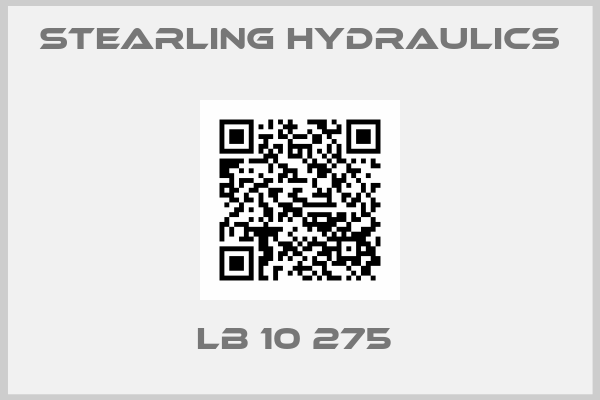 Stearling Hydraulics-LB 10 275 