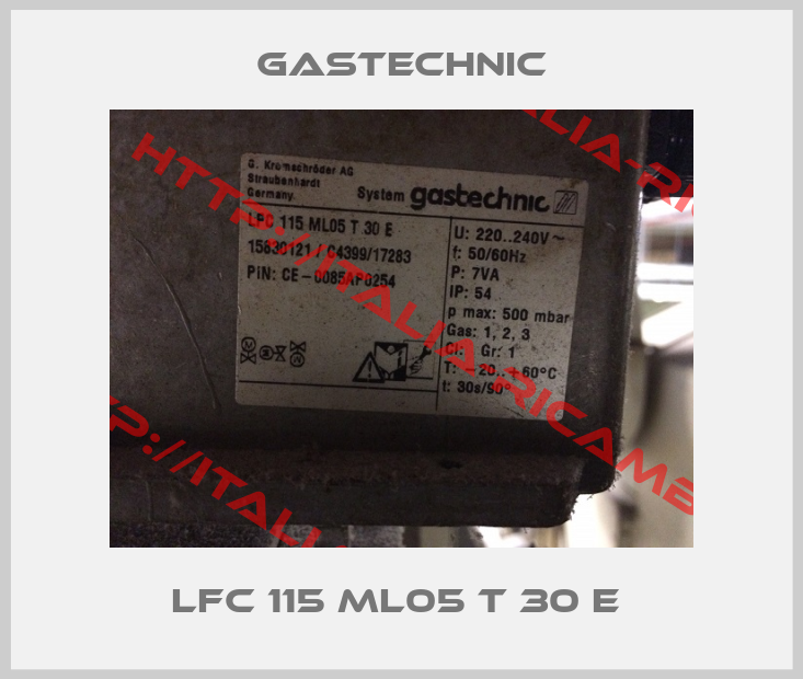 Gastechnic-LFC 115 ML05 T 30 E 