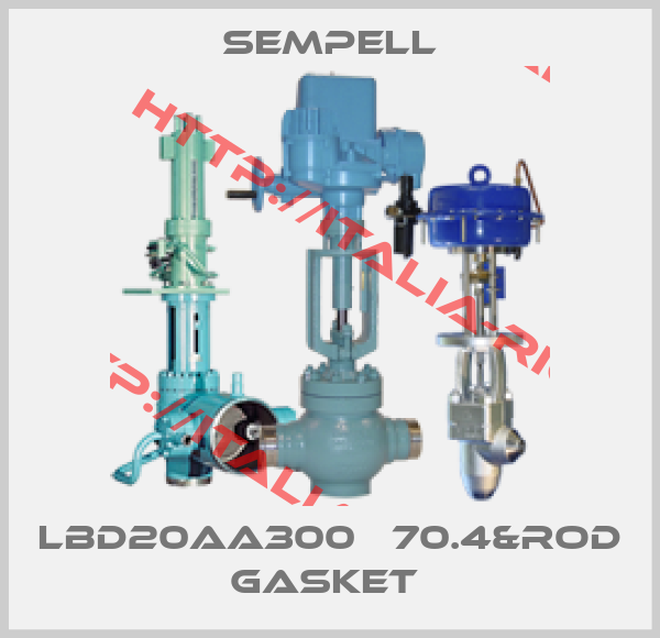 Sempell-LBD20AA300   70.4&ROD GASKET 