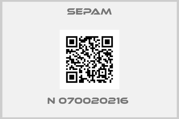 Sepam-N 070020216 